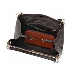 Coach F28992 Small Lexy Shoulder Bag In Pebbled Clover