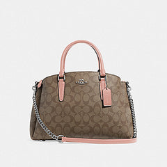 Coach F29683 Sage Carryall In Signature Canvas Khaki Petal