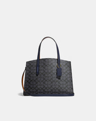 Coach F31210 Charlie Signature Charcoal Midnight