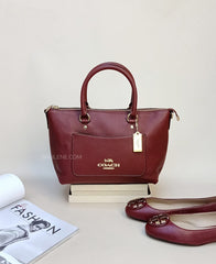 Coach F31466 Mini Emma Satchel Wine