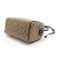 Coach F32203 Mini Bennet Signature Khaki Black