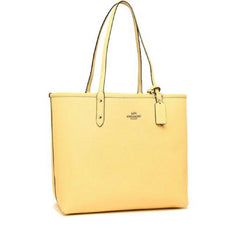 Coach F36658 Reversible Signature City Tote Khaki/Vanilla