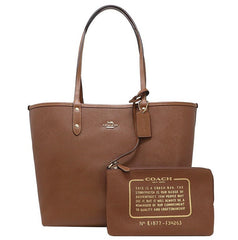 Coach F34263 Reversible City Tote With Legacy Print Neutral