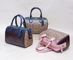 Coach F34279 Mini Bennet Blcking Khaki Pink Petal