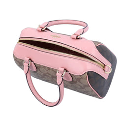 Coach F34279 Mini Bennet Blcking Khaki Pink Petal