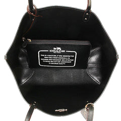 Coach F36658 Reversible City Tote In Signature Dark Brown Bag