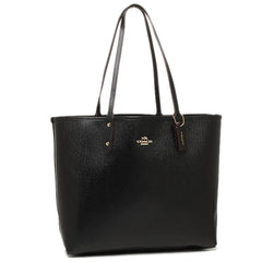 Coach F36658 Reversible City Tote In Signature Dark Brown Bag