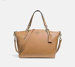 Coach F36675 Pebble Leather Small Kelsey Satchel Saddle