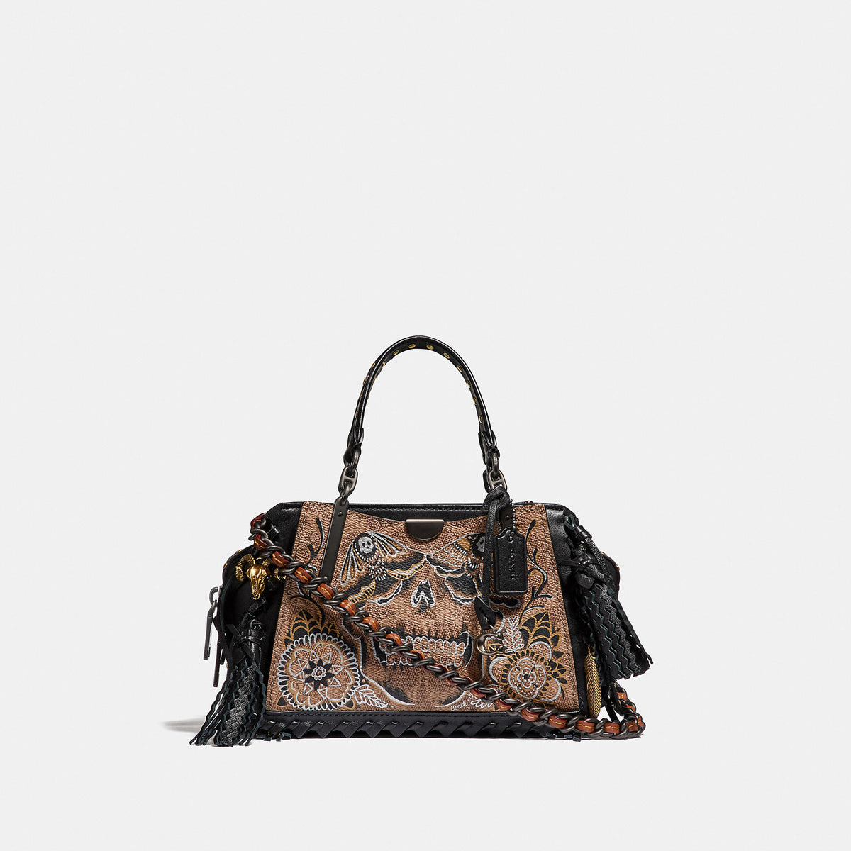 Coach F36840 Dreamer 21 In Signature Canvas With Tattoo Tan Black