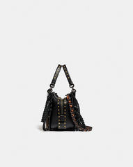 Coach F36840 Dreamer 21 In Signature Canvas With Tattoo Tan Black/black Copper