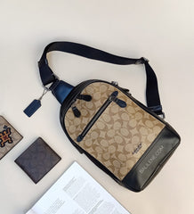 Coach F37573 Graham Pack In Signature Canvas Tan