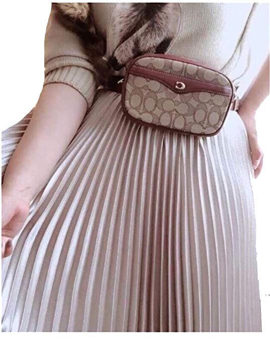 Ivie convertible belt online bag in signature jacquard