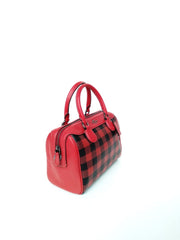 Coach F38948 Mini Bennett With Gingham Print Rubby Multi