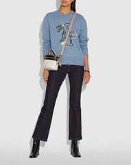 Coach F39291 Colorblock Selena Trail Chalk Multi