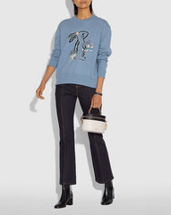 Coach F39291 Colorblock Selena Trail Chalk Multi