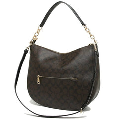 Coach F39527 Elle Hobo Sig Brown Black