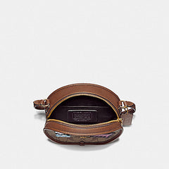 Coach F48730 Keith Haring Canteen Crossbody In Signature Canvas With Patches Multi