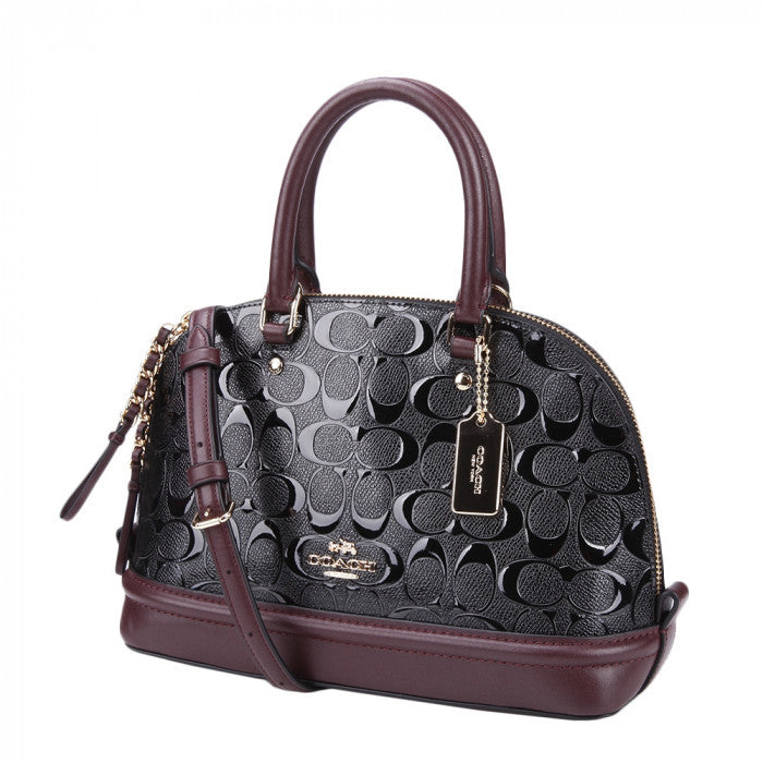 Coach sierra satchel discount oxblood