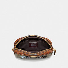 Coach F55644 Keith Haring Convertible Belt Bag In Signature Canvas With Patches Khaki Multi