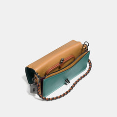 Coach F56263 Dinky Dark Turquoise / Light Saddle