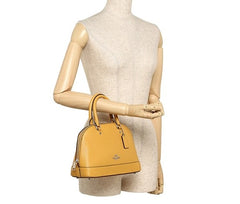 Coach F57555 Mini Sierra Mustard