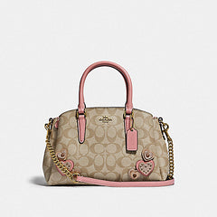 Coach F66873 Sig Heart Application Mini Sage Khaki Multi