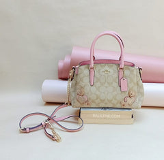 Coach F66873 Sig Heart Application Mini Sage Khaki Multi