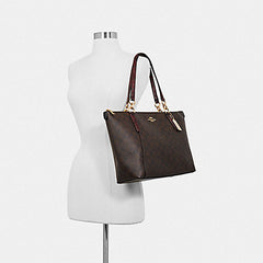 Coach F68103 Ava Tote Brown Black Multi