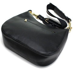 Coach F72702 Leather Jes Hobo Shoulder Black