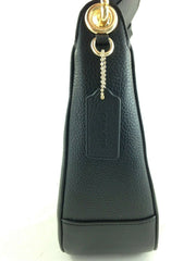 Coach F72702 Leather Jes Hobo Shoulder Black