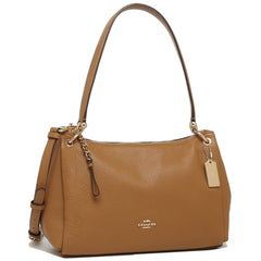 Coach F73196 Mia Small Shoulder Light Saddle