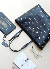 Coach F73325 Disney X Reversible City Tote In Signature Canvas And Snow White And The Seven Dwarfs Eyes Print Black Multi Khaki