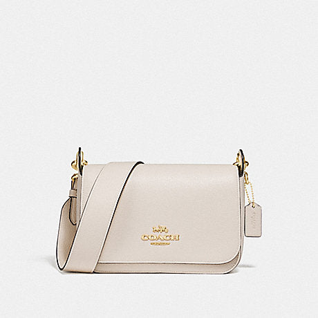 Coach F76698  Leather Jess Small Messenger Chalk