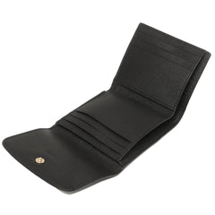 Coach F87588 Crossgrain Leather Small Wallet Black