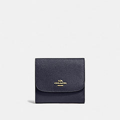 Coach F87588 Crossgrain Leather Small Wallet Black