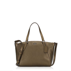 Coach 27688 Metallic Pebble Leather Mini Kelsey Fern