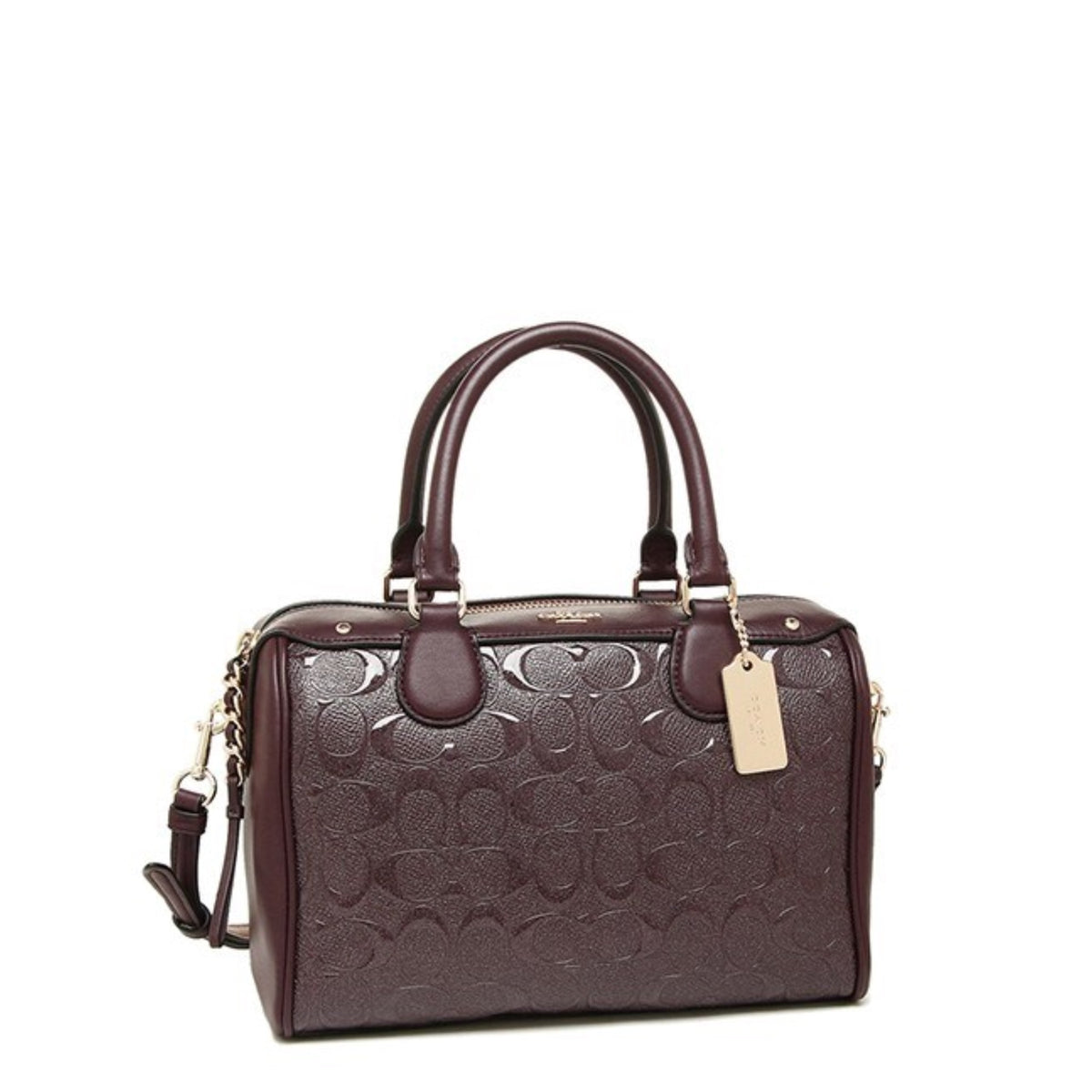 Coach mini bennett oxblood on sale