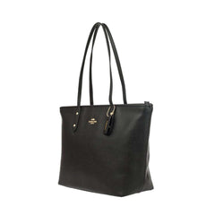 Coach F58846 Tote City Zip Black