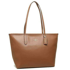 Coach F58846 Tote City Zip Saddle