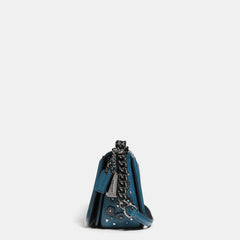 Coach 59087 swagger shoulder bag 20 glovetanned willow floral dark mineral