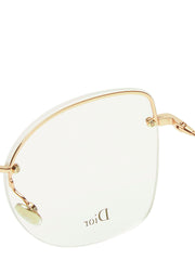 Dior Gold Butterfly Eyeglasses