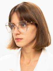 Dior Gold Copper Eyeglasses