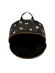 Disney X Coach F72816 Medium Charlie Backpack In Signature Canvas With Snow White And The Seven Dwarfs Eyes Print Khaki Multi