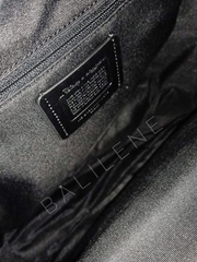 Disney X Coach F72816 Medium Charlie Backpack In Signature Canvas With Snow White And The Seven Dwarfs Eyes Print Khaki Multi