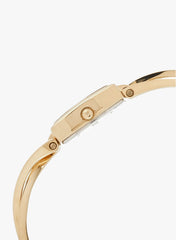 Dkny Ny2314 Crosswalk Rose Gold Plated Crossover Bangle Watch