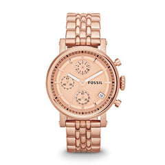 Fossil ES3380 Original Boyfriend Chronograph Rose Gold Tone
