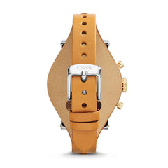 Fossil Es3615 Boyfriend Chronograph Tan Leather Watch