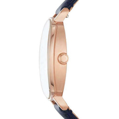 Fossil ES4197 Idealist Navy Leather Watch