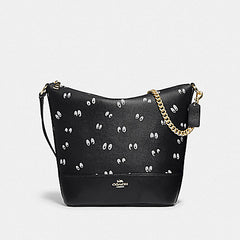 Coach F73202 Disney X Paxton Duffle With Snow White And The Seven Dwarfs Esey Print Black Multi