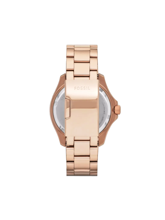Fossil AM4533 Cecile Multifunction Dial Brown Rose Gold Watch